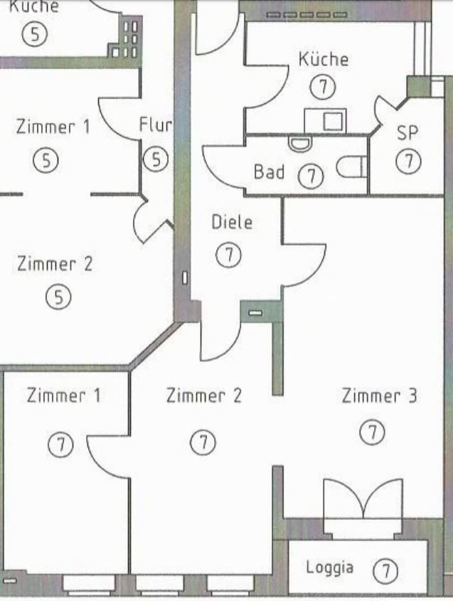 Grundriss WE07