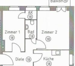 Grundriss WE18
