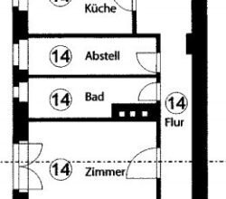 Grundriss WE14